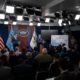 Il Segretario alla Difesa Pete Hegseth conduce un briefing stampa al Pentagono, 22 giugno 2025 (DoD photo by PO1 Alexander Kubitza)